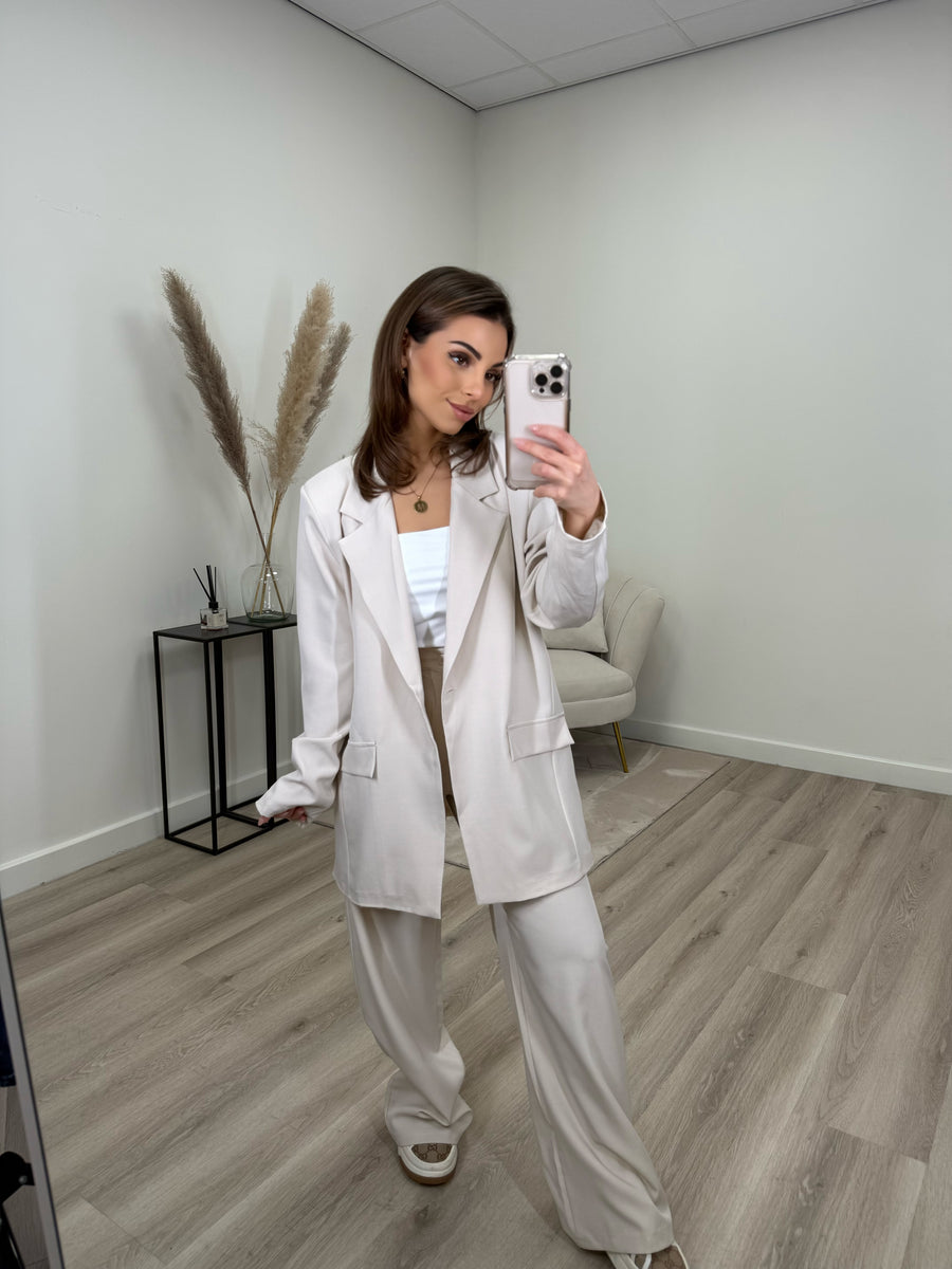 Blazer Set Beige
