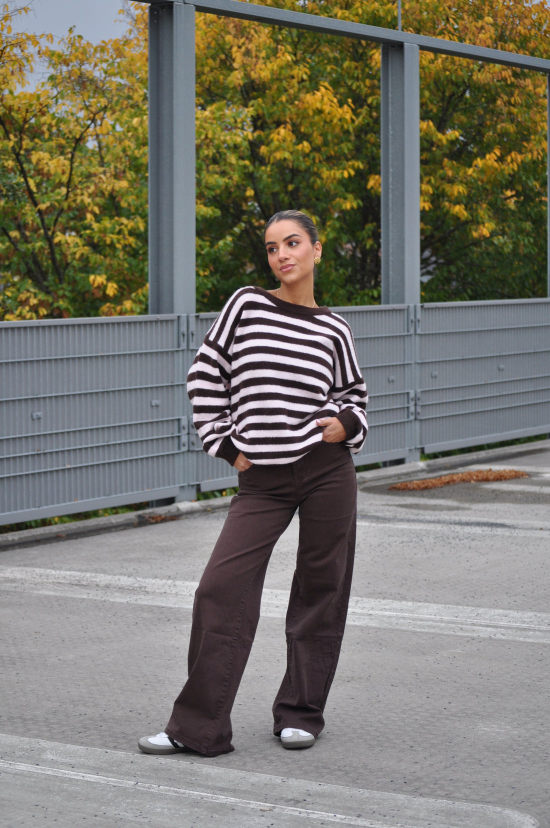 Trui Mila Roze-Bruin