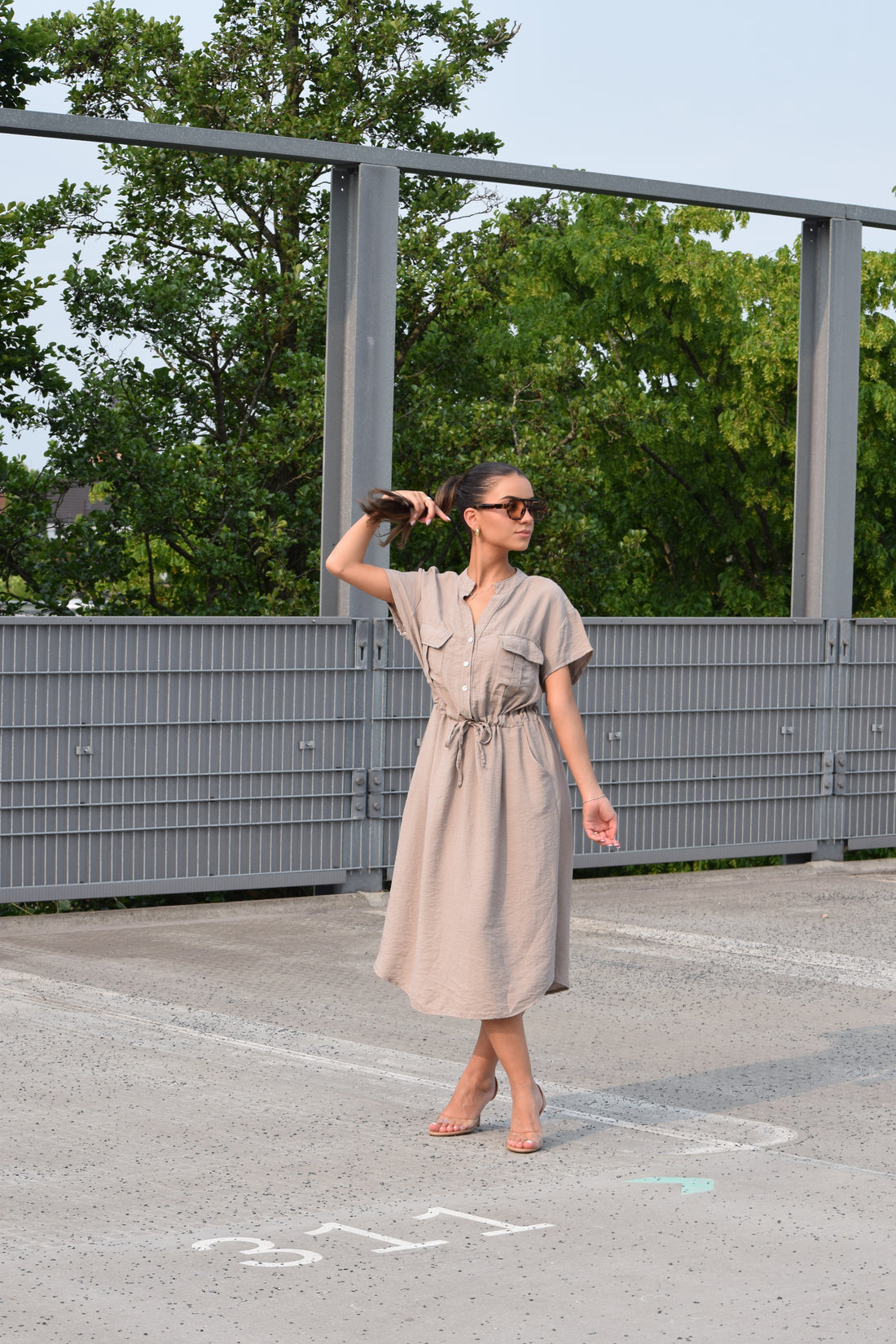 Jurk Isla Taupe