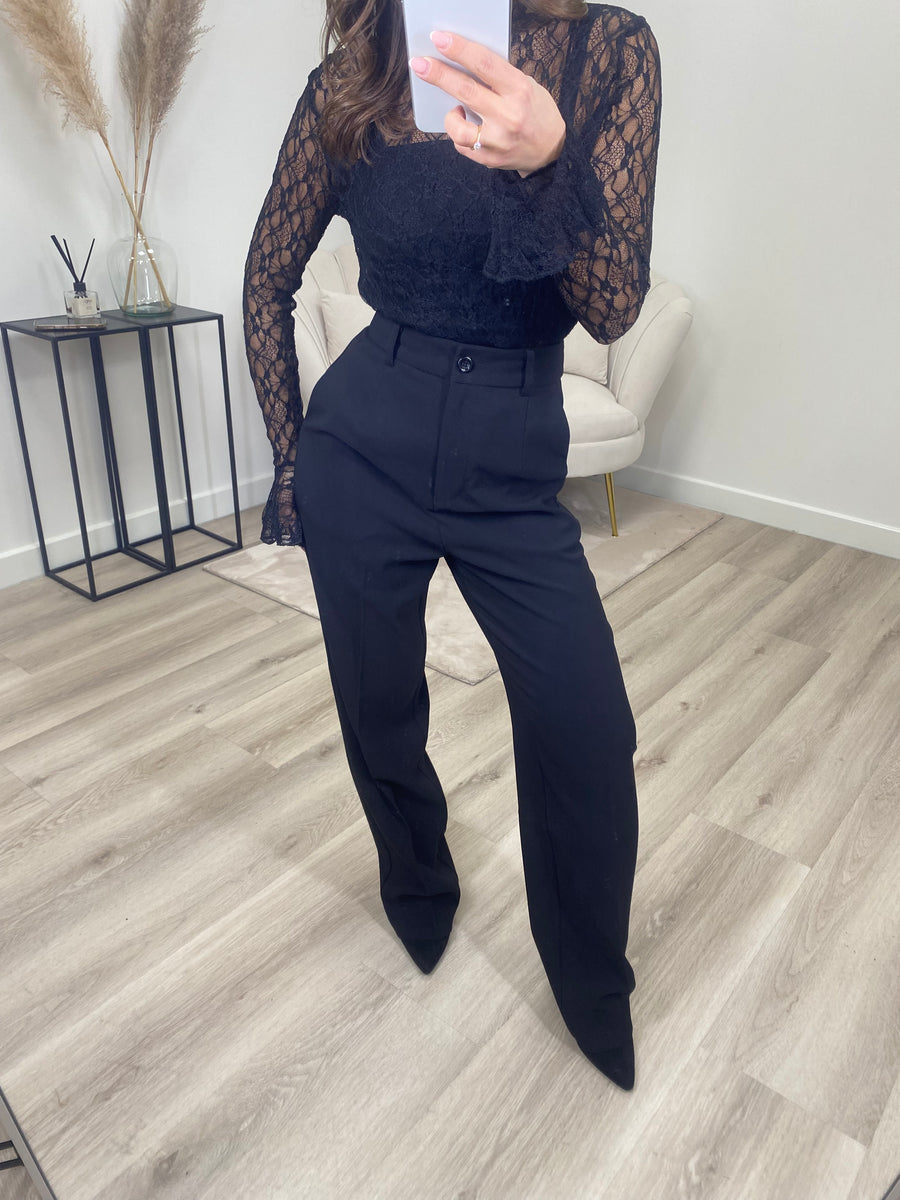 Elegance Pantalon Zwart