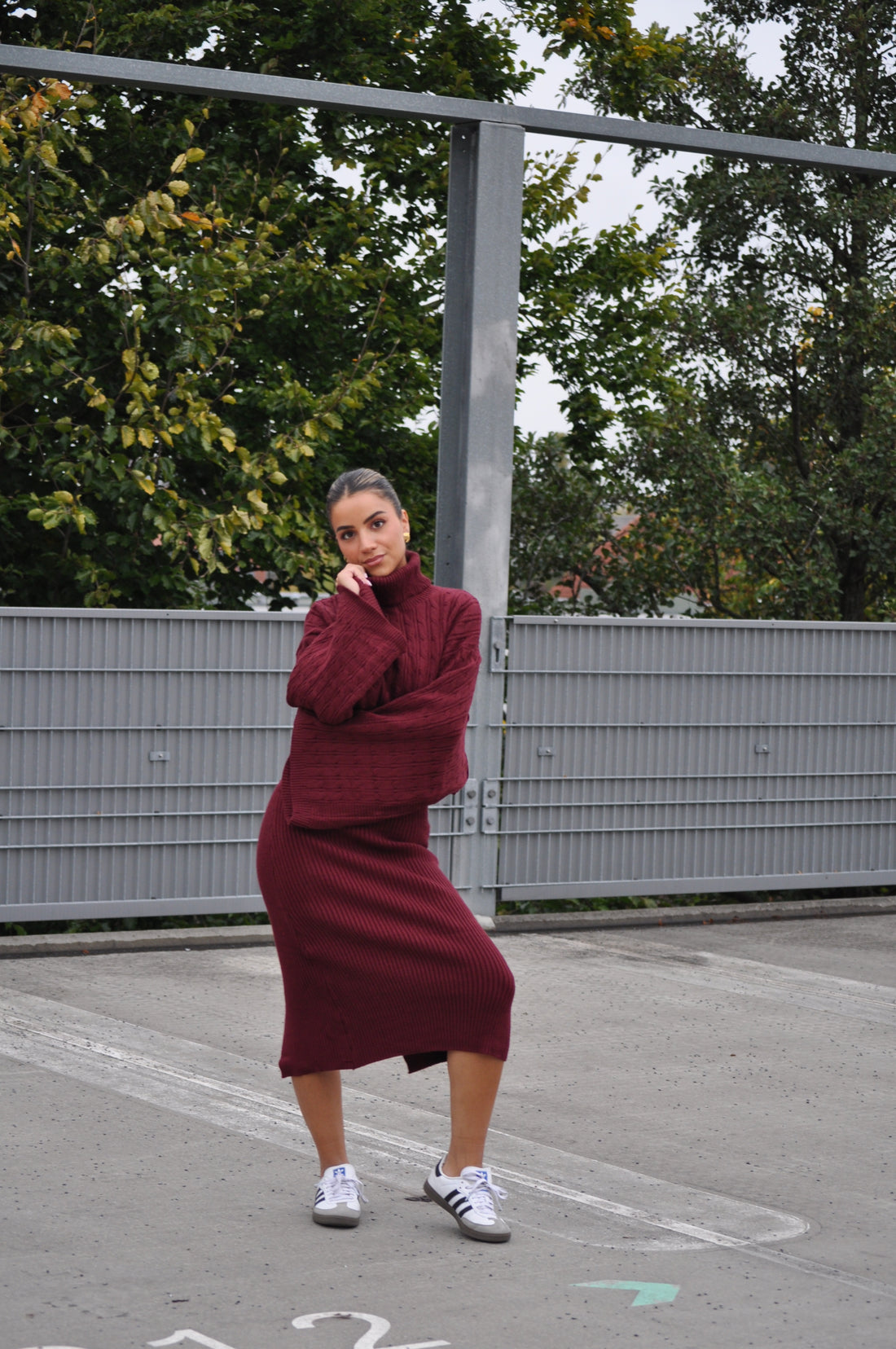 2-Delige Set Bordeau