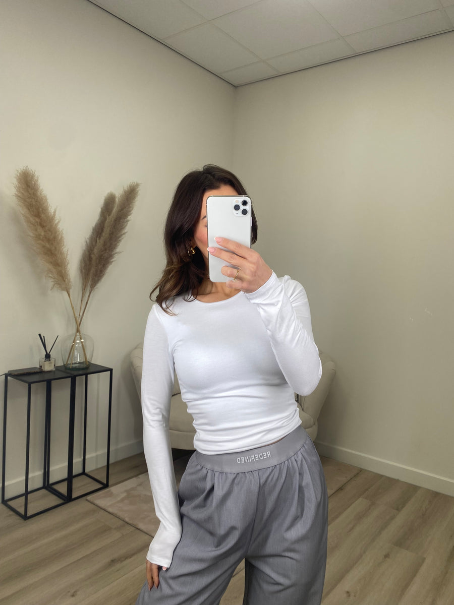 Classic Longsleeve Top Wit