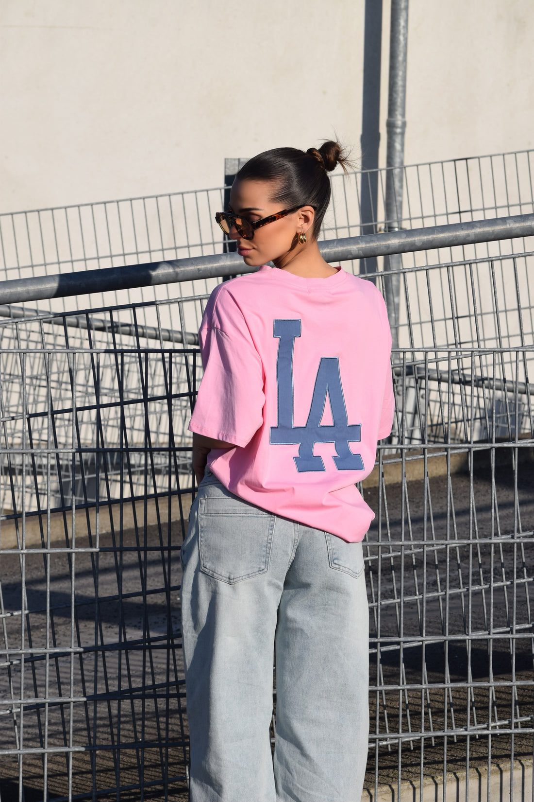 LA T-shirt Roze
