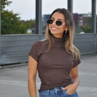 Turtleneck Top Bruin