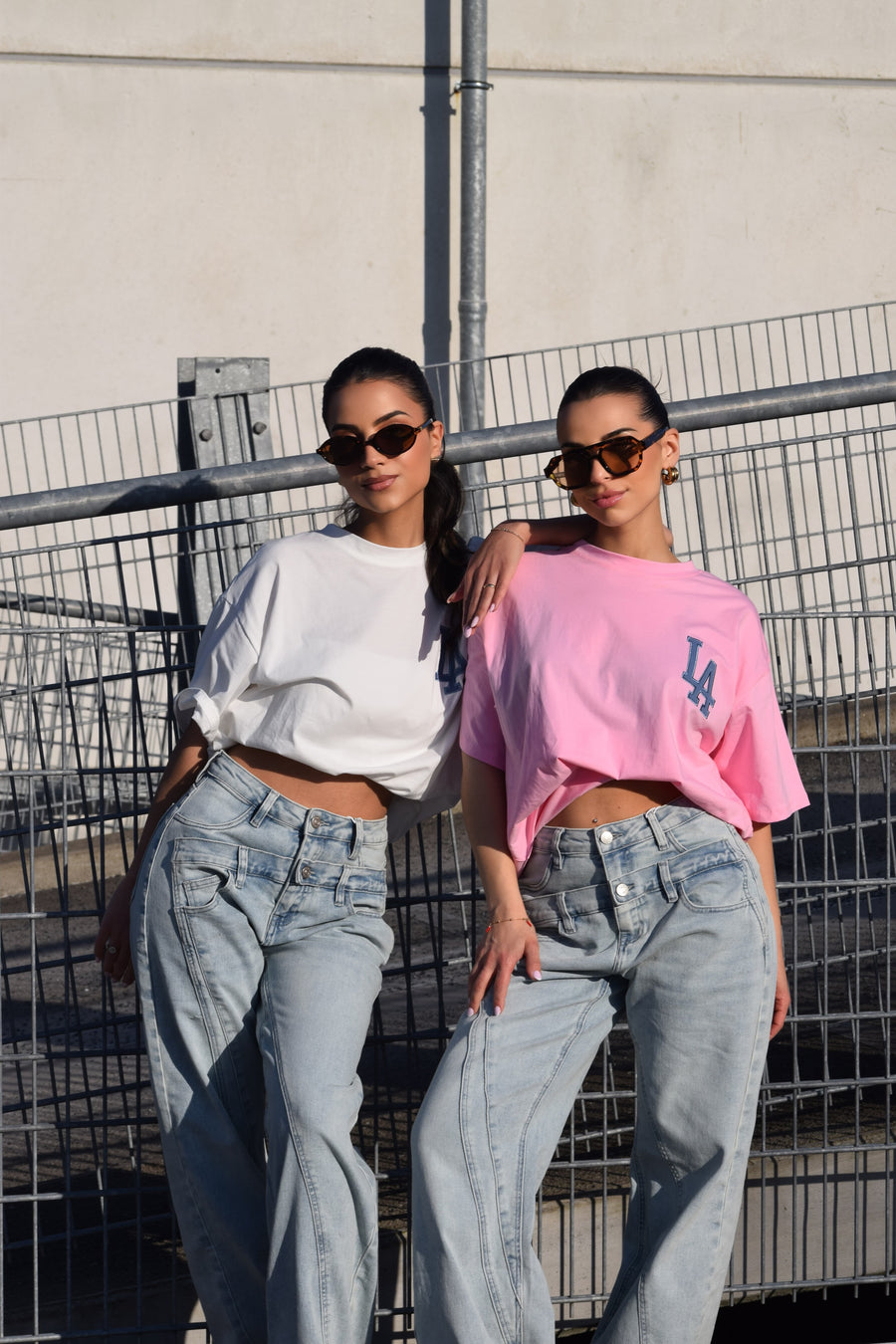 LA T-shirt Roze