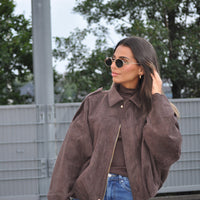 Suede Jacket Brown