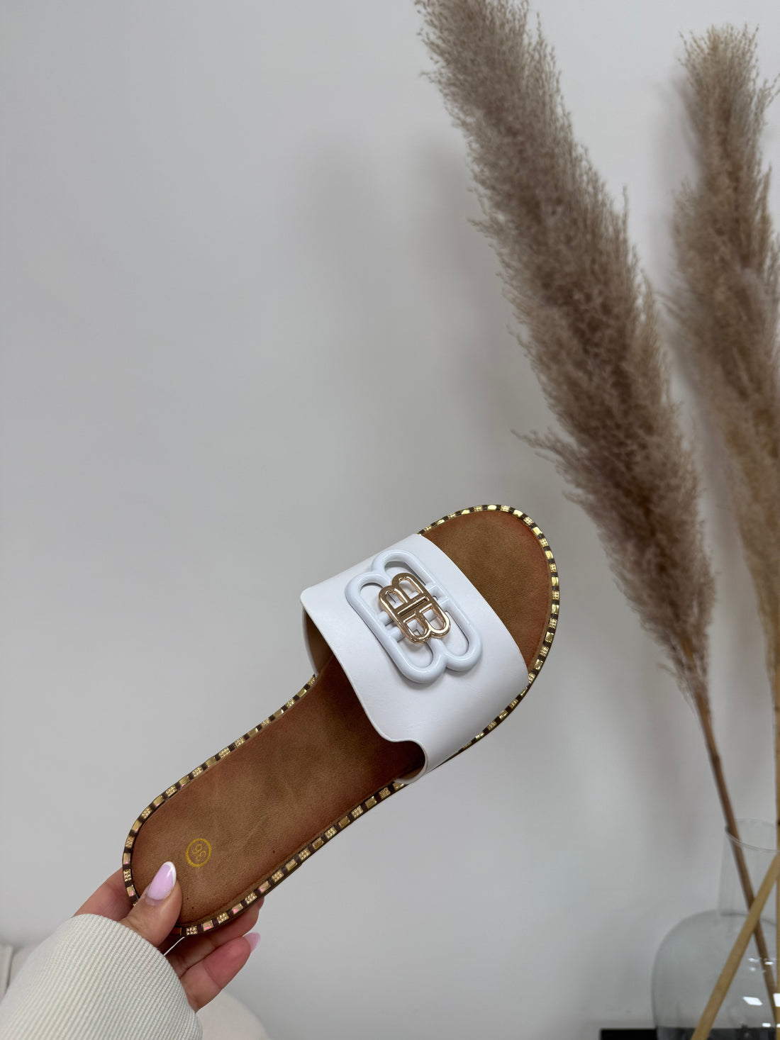 Bibi Slippers Wit