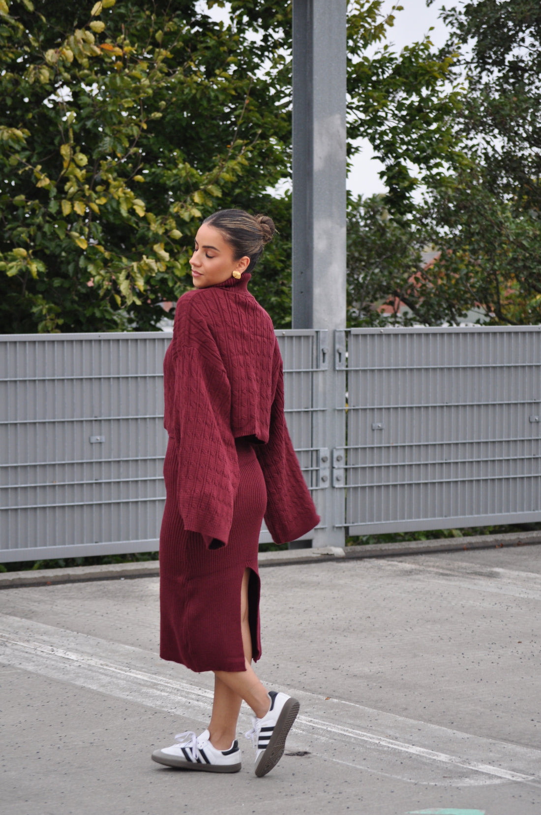 2-Delige Set Bordeau