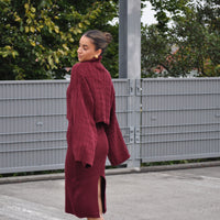 2-Delige Set Bordeau