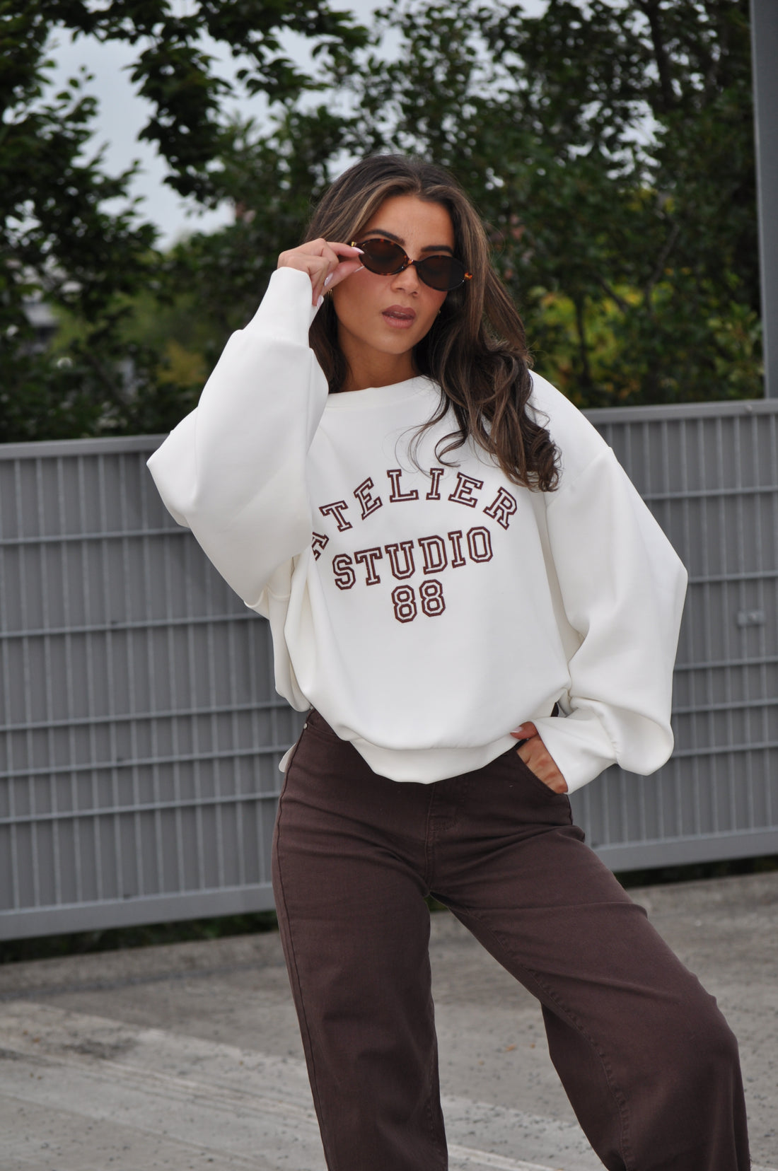 Leona Sweater Wit