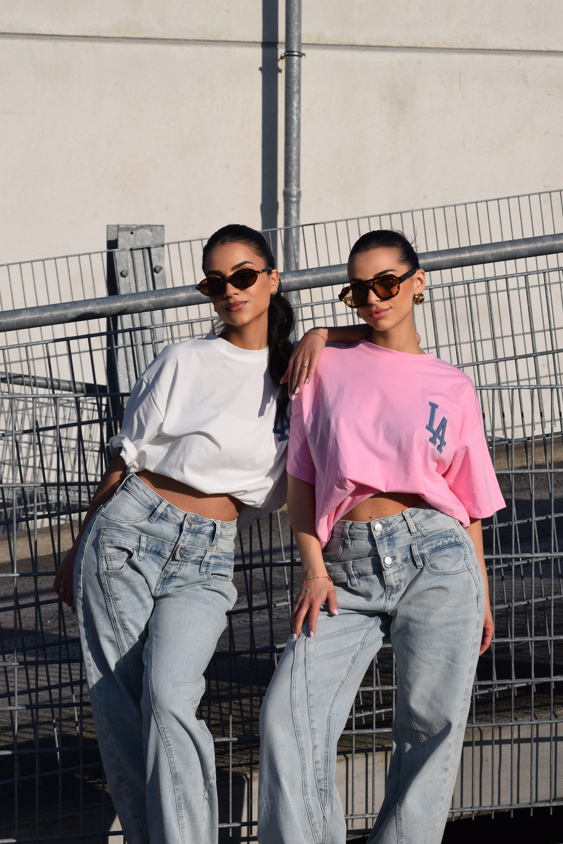 LA T-shirt Roze