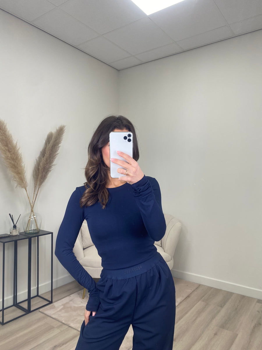 Classic Longsleeve Top Blauw