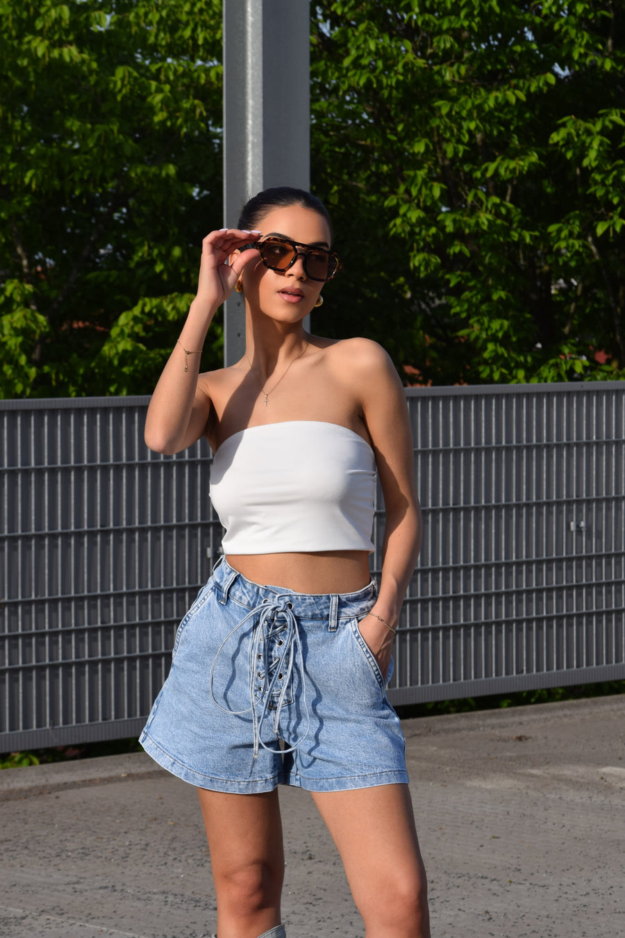 Bandeau Top Wit