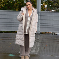 2 In 1 Winter Coat Beige