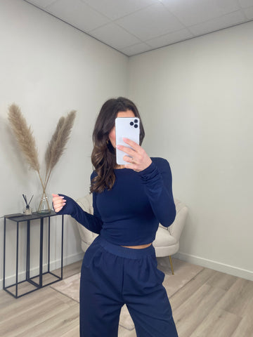 Classic Longsleeve Top Blauw