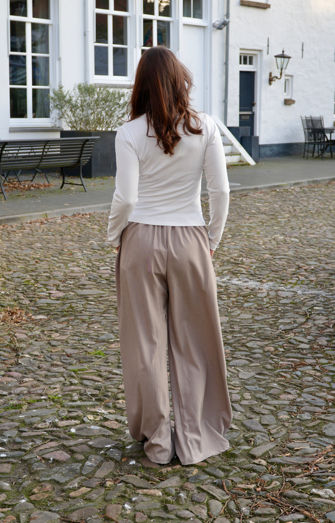 Beige Pantalon
