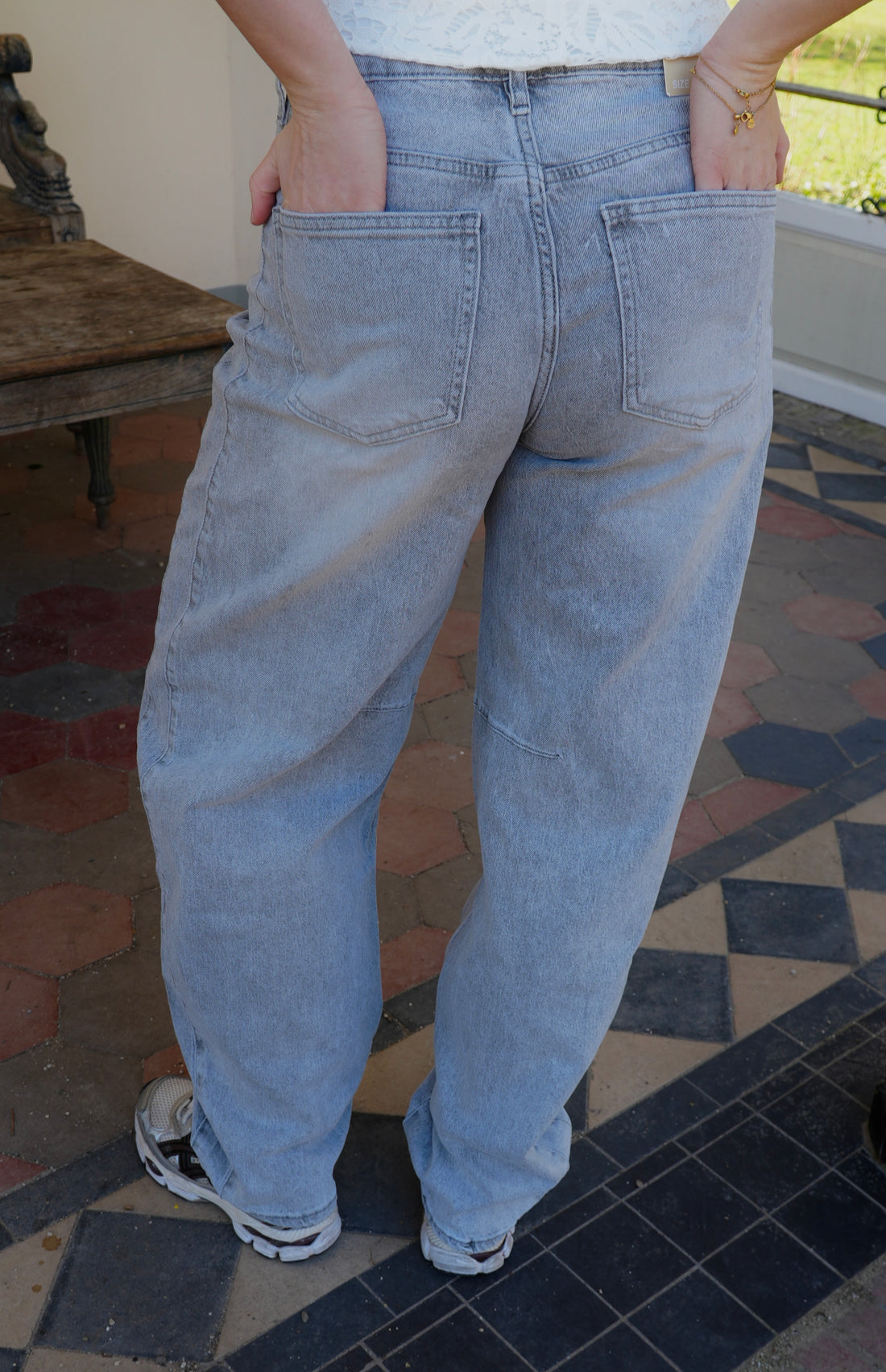 Balloon Jeans Grey
