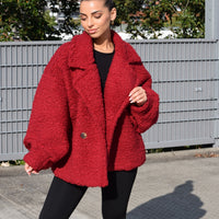 Teddy Jacket Jasmine Rood