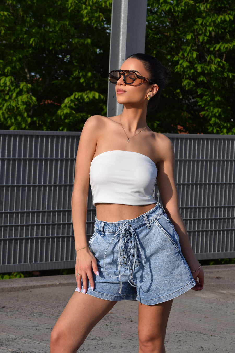 Bandeau Top Wit