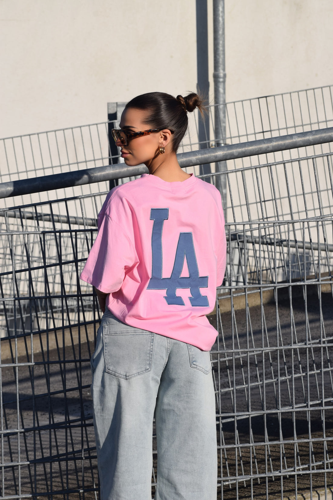 LA T-shirt Roze