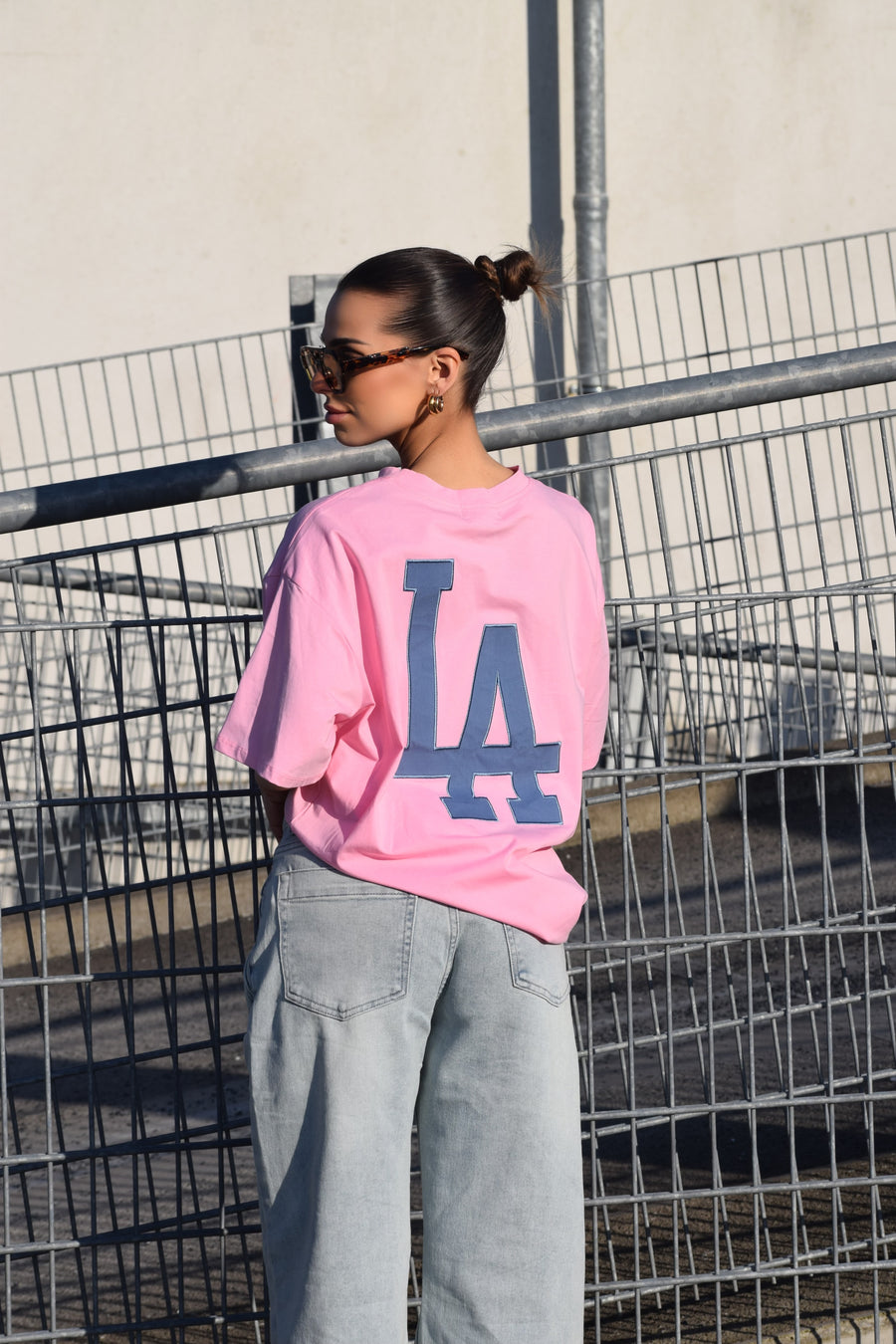LA T-shirt Roze