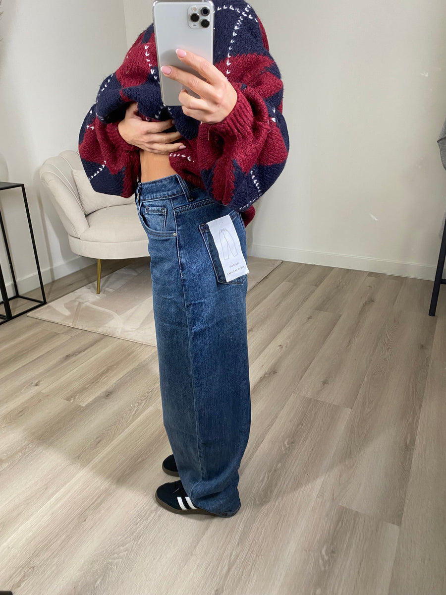 Balloon Fit Jeans Blauw