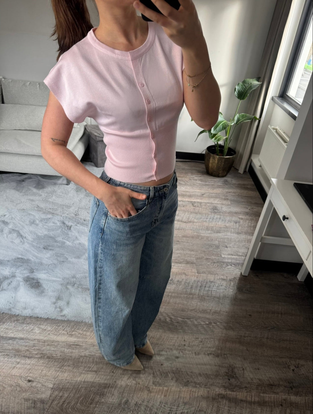 Pink top