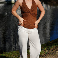 Wrapped Up Pants Off White