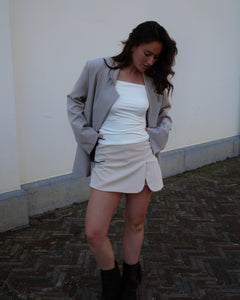 Crossed Blazer Grey