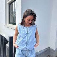 Blue Denim Top