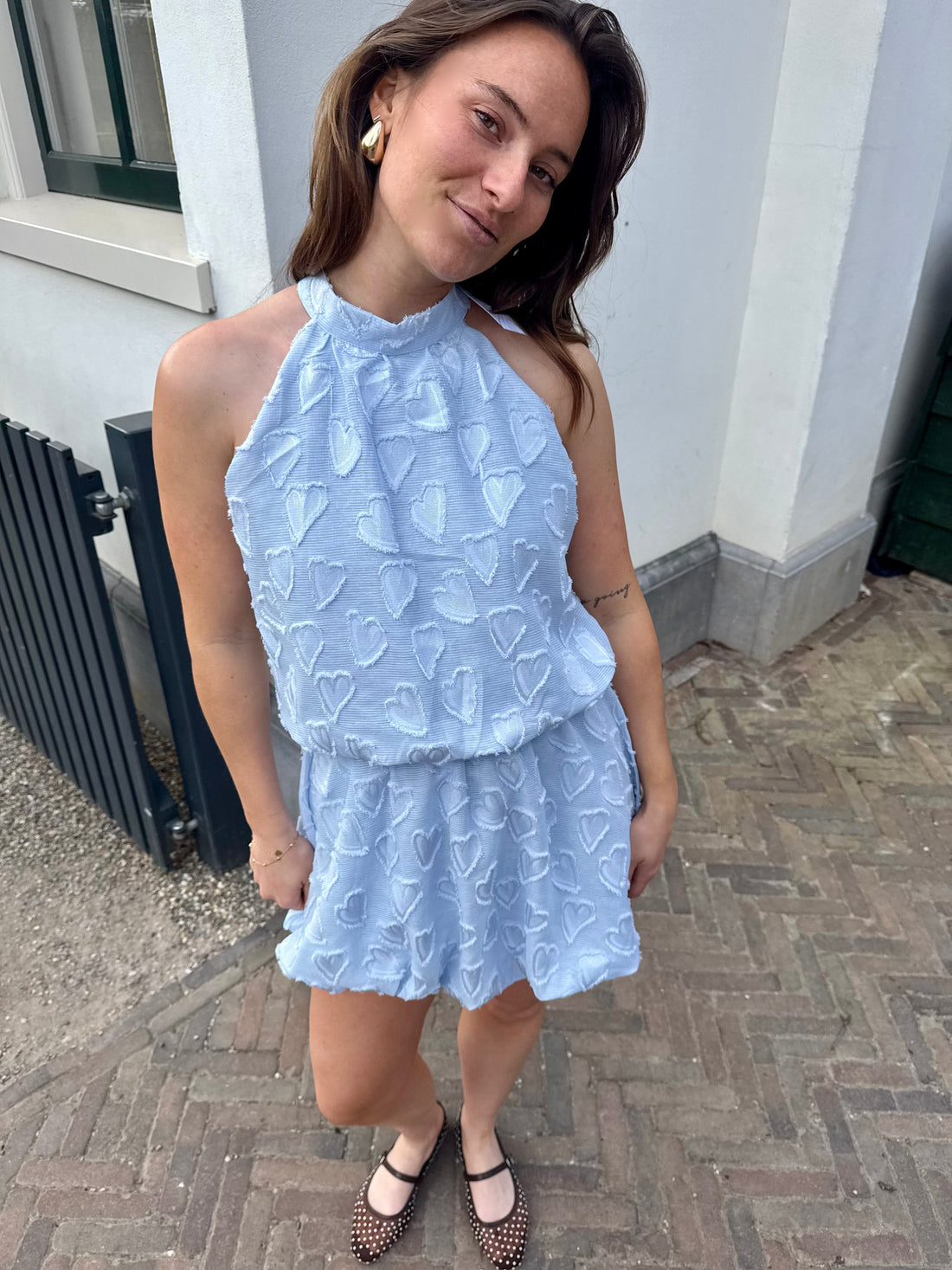 Blue Hart Dress