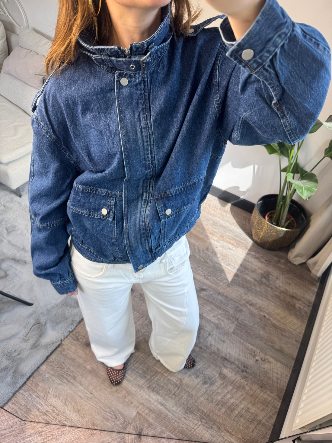 Navy Denim Jacket