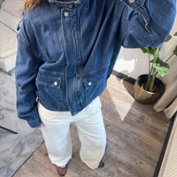 Navy Denim Jacket