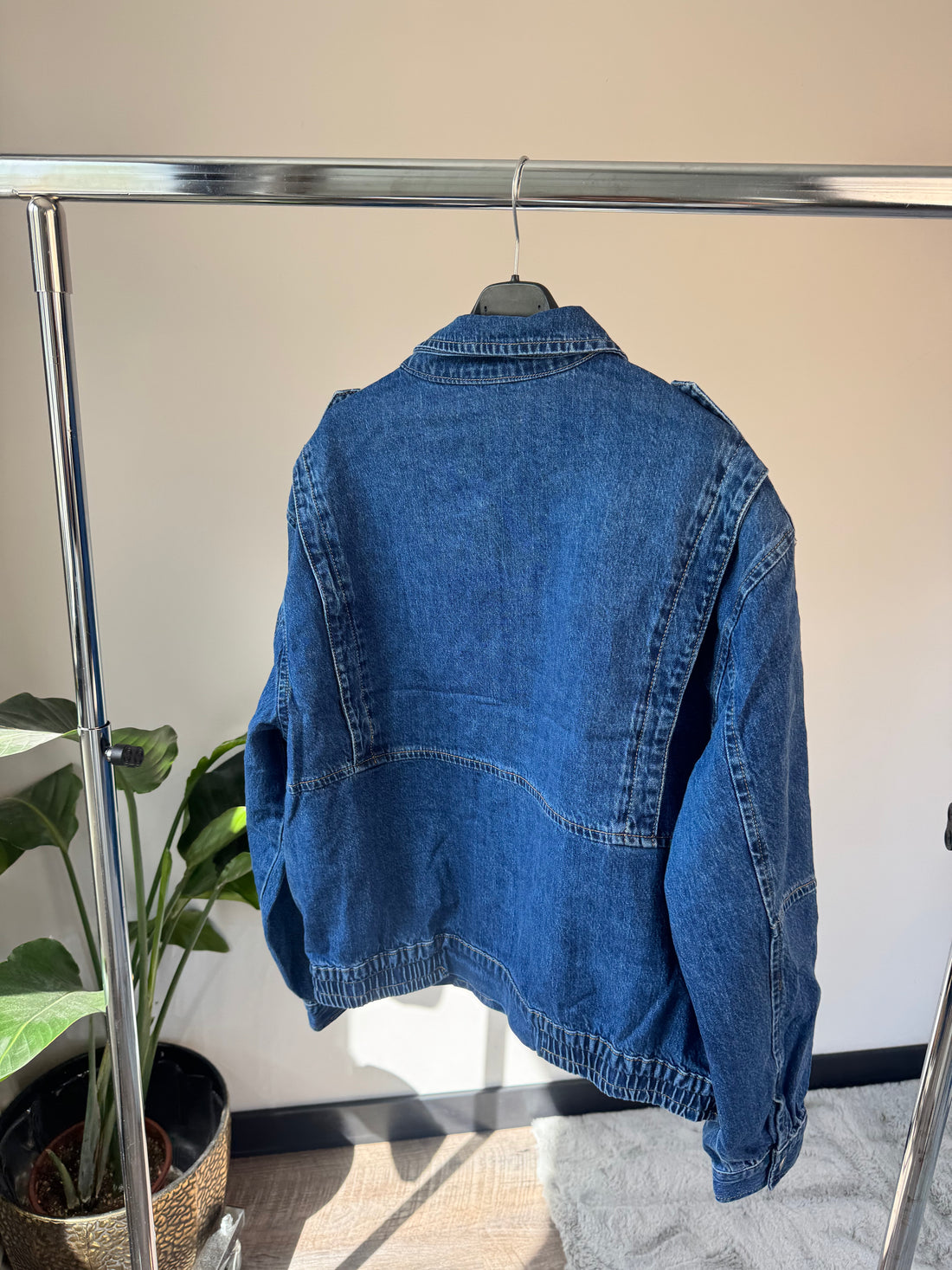Navy Denim Jacket