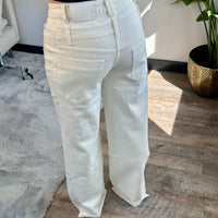 Double White Jeans