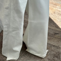 Double White Jeans