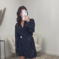 Playsuit Shine Bright Zwart